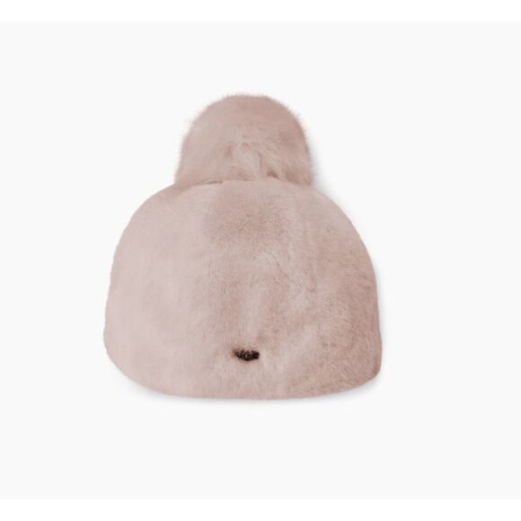 UGG FAUX FUR BEANIE WITH POM PINK CRYSTAL SZ S/M main image 5